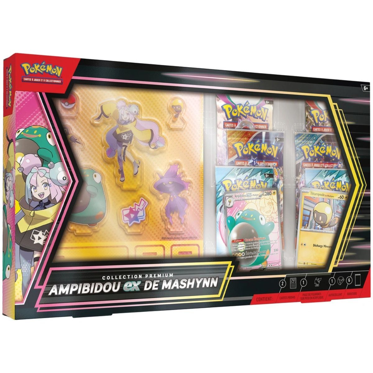 Coffret Premium - Ampibidou-Ex de Mashynn - FR - Pokémon