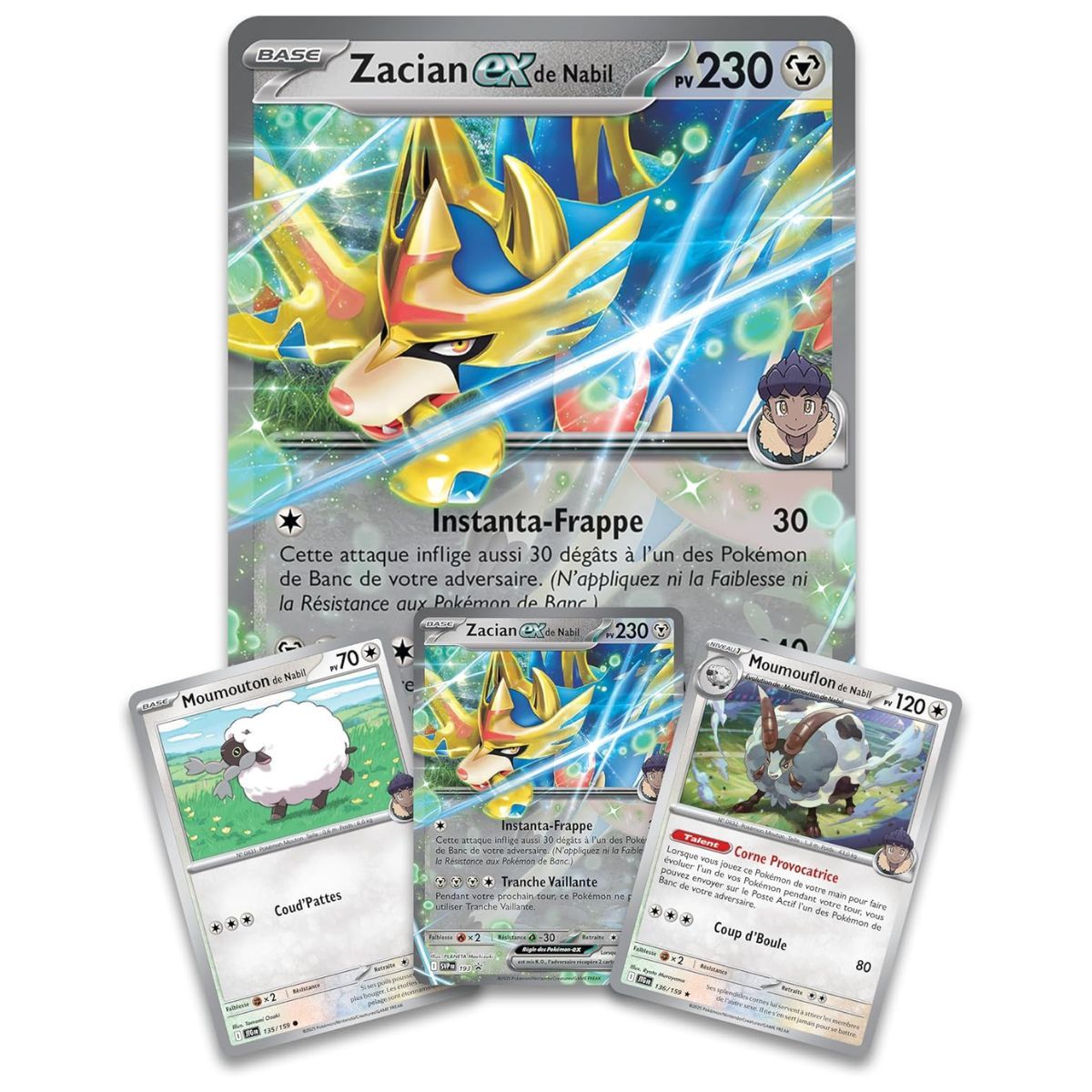 Coffret - Zacian-Ex de Nabil - FR - Pokémon