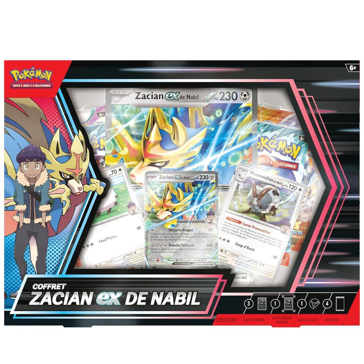 Coffret - Zacian-Ex de Nabil - FR - Pokémon