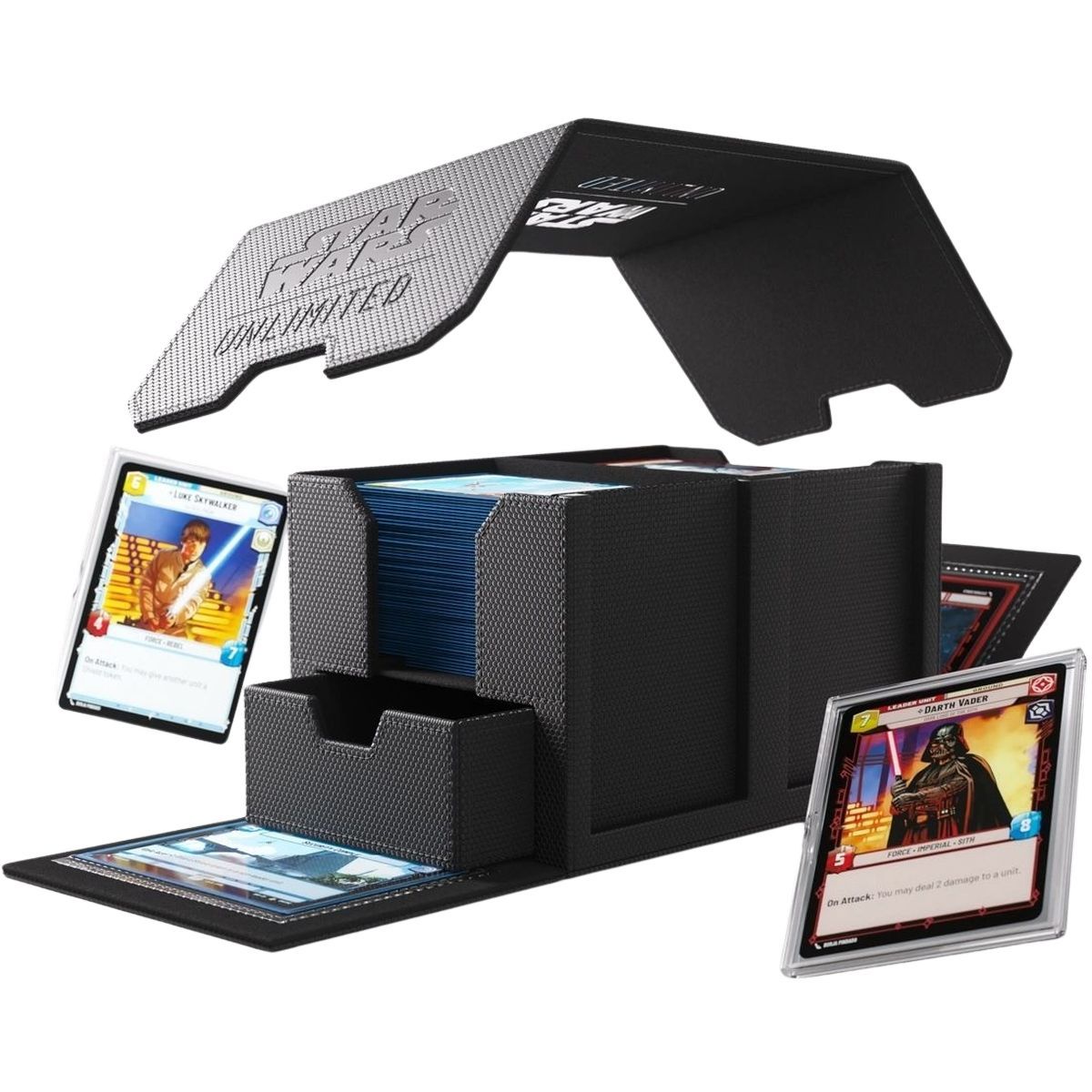 Deck Box - Gamegenic - Star Wars Unlimited - Double Deck Pod Black