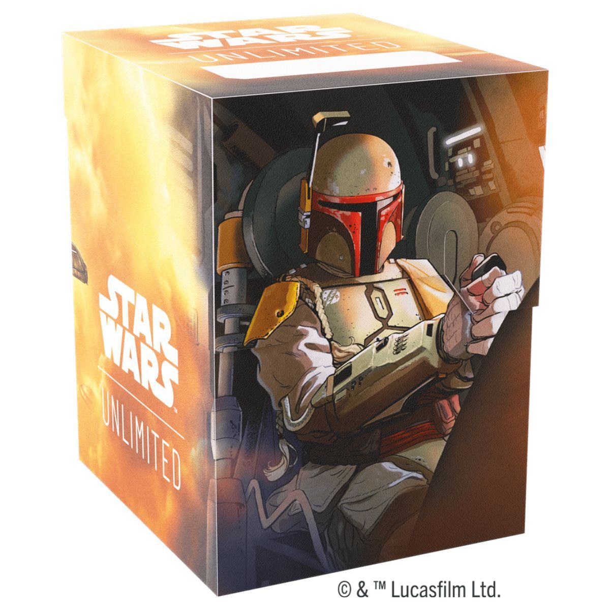 Item Deck Box - Gamegenic - Star Wars Unlimited - Soft Crate : Boba Fett/Fett's Firespray