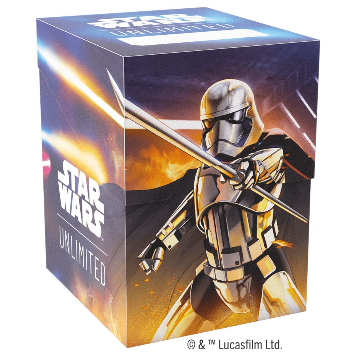Item Deck Box - Gamegenic - Star Wars Unlimited - Soft Crate : Captain Phasma/Stormtr.