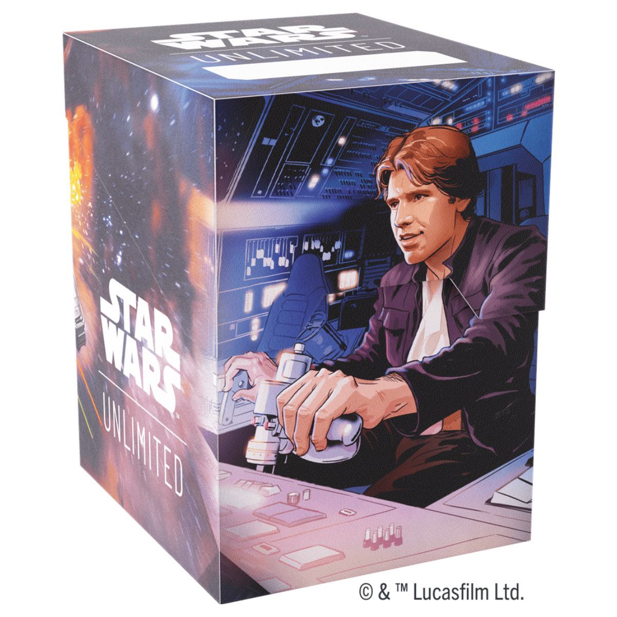 Item Deck Box - Gamegenic - Star Wars Unlimited - Soft Crate : Han Solo/Millenium Falcon