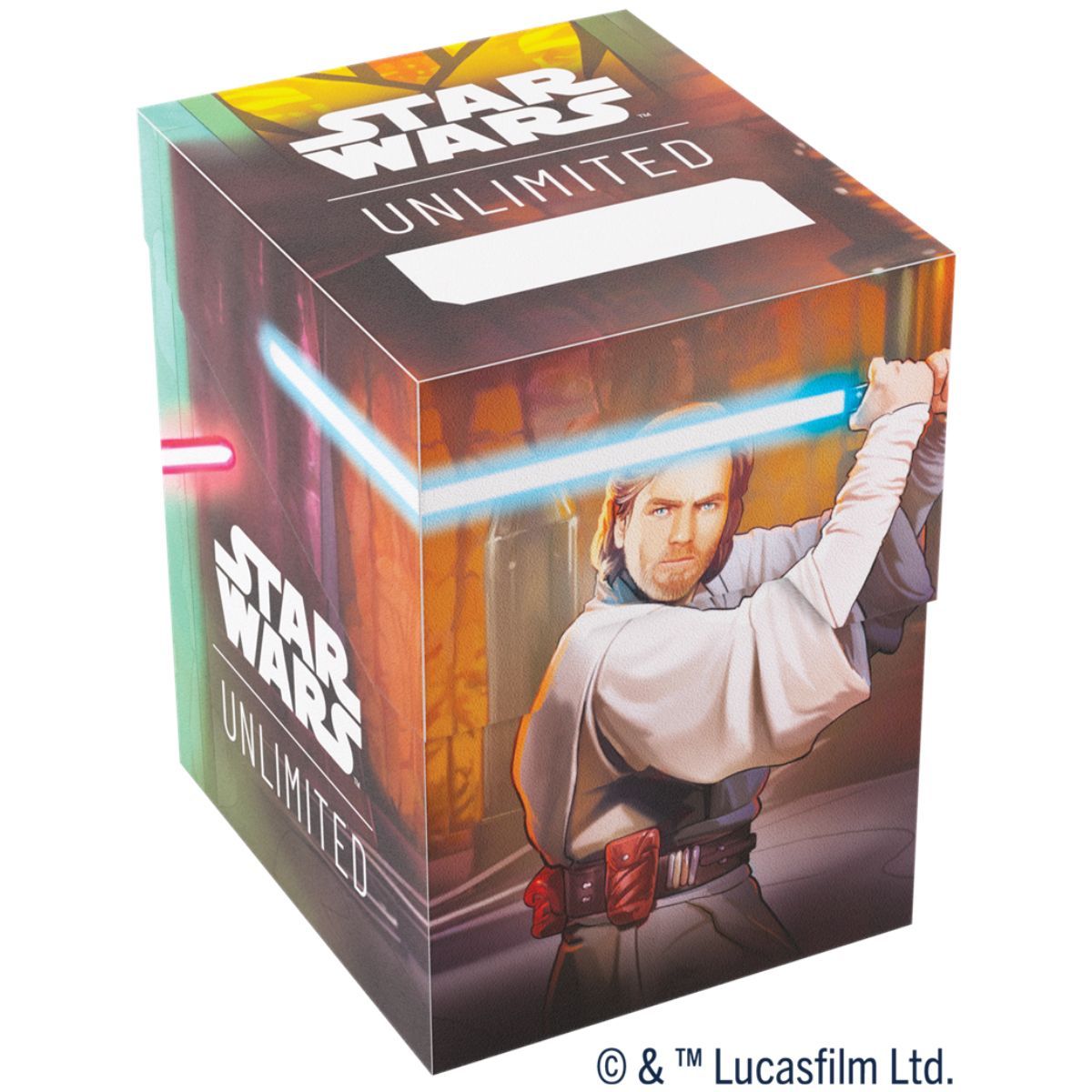 Deck Box - Gamegenic - Star Wars Unlimited - Soft Crate : Obi-Wan/Darth Maul