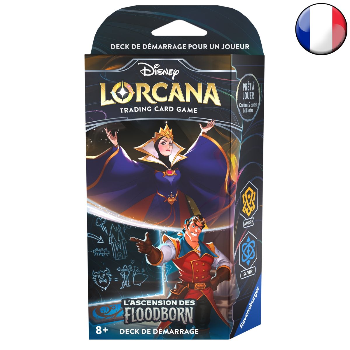 Deck de Démarrage - Ambre / Saphir - FR - L'ascension des Floodborn - 1st Print - Disney Lorcana