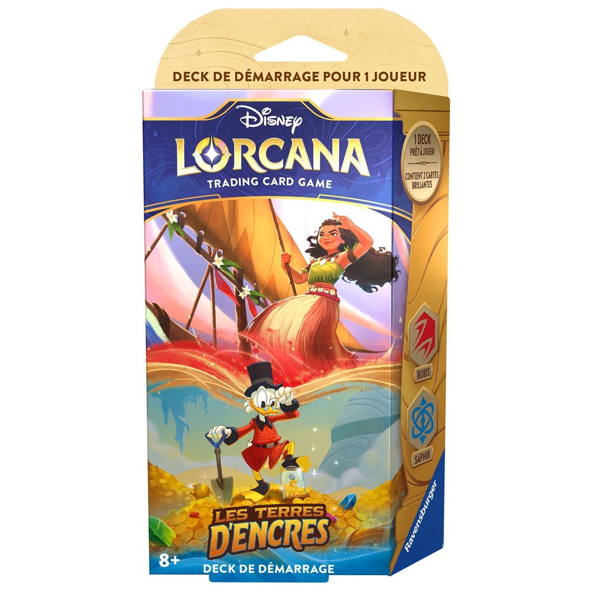 Deck de Démarrage - Vaiana/Picsou - FR - Les Terres D'encres - 1st Print - Disney Lorcana