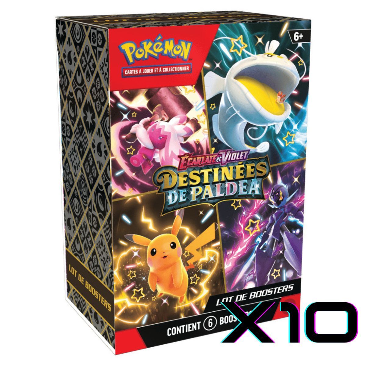 Destinées de Paldea - Display de 10 Bundles - Pokémon - FR - [SV4.5][EV4.5]