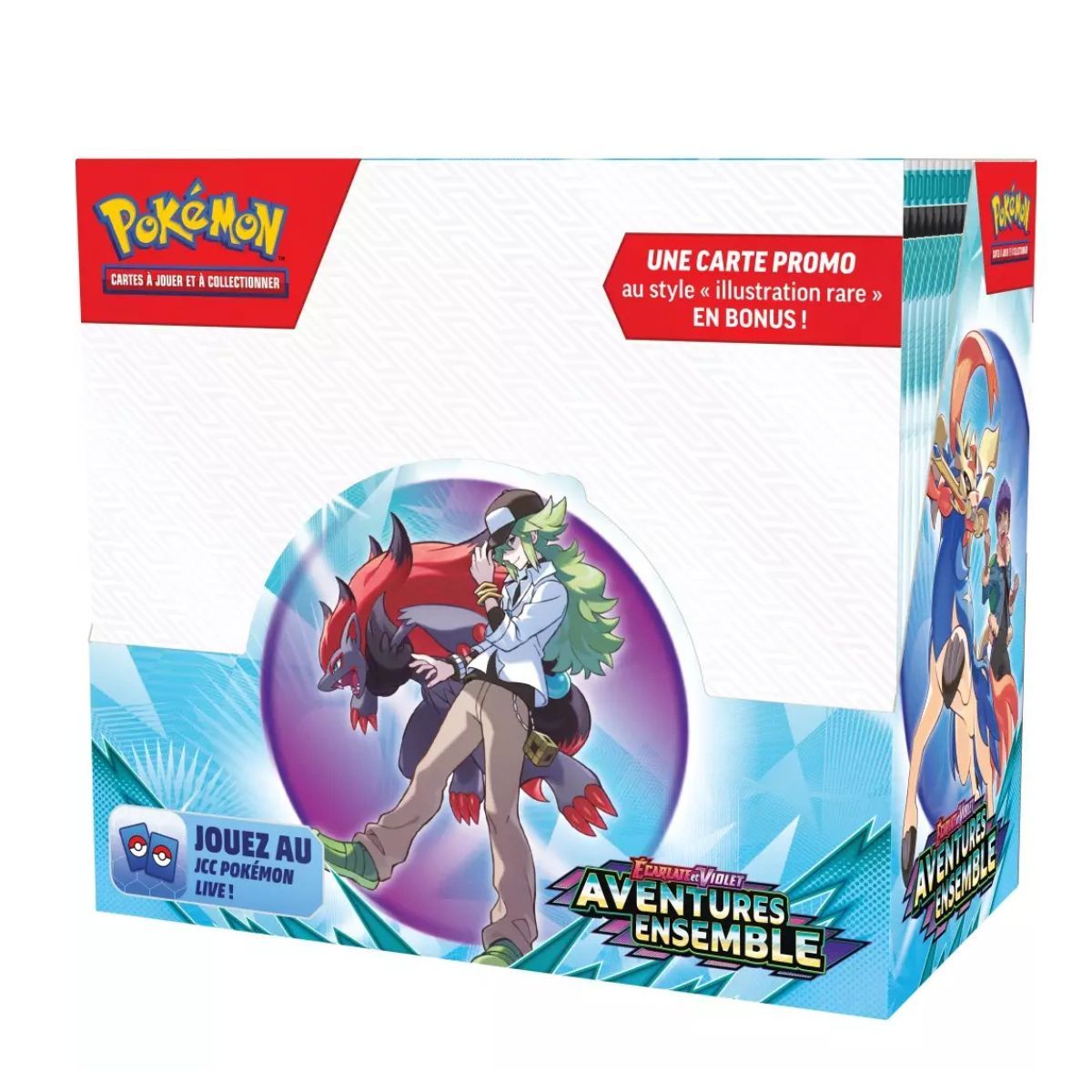 Item Display Améliorée Aventures Ensemble - Boite de Boosters avec Promo - FR - [SV9][EV09] - Pokémon