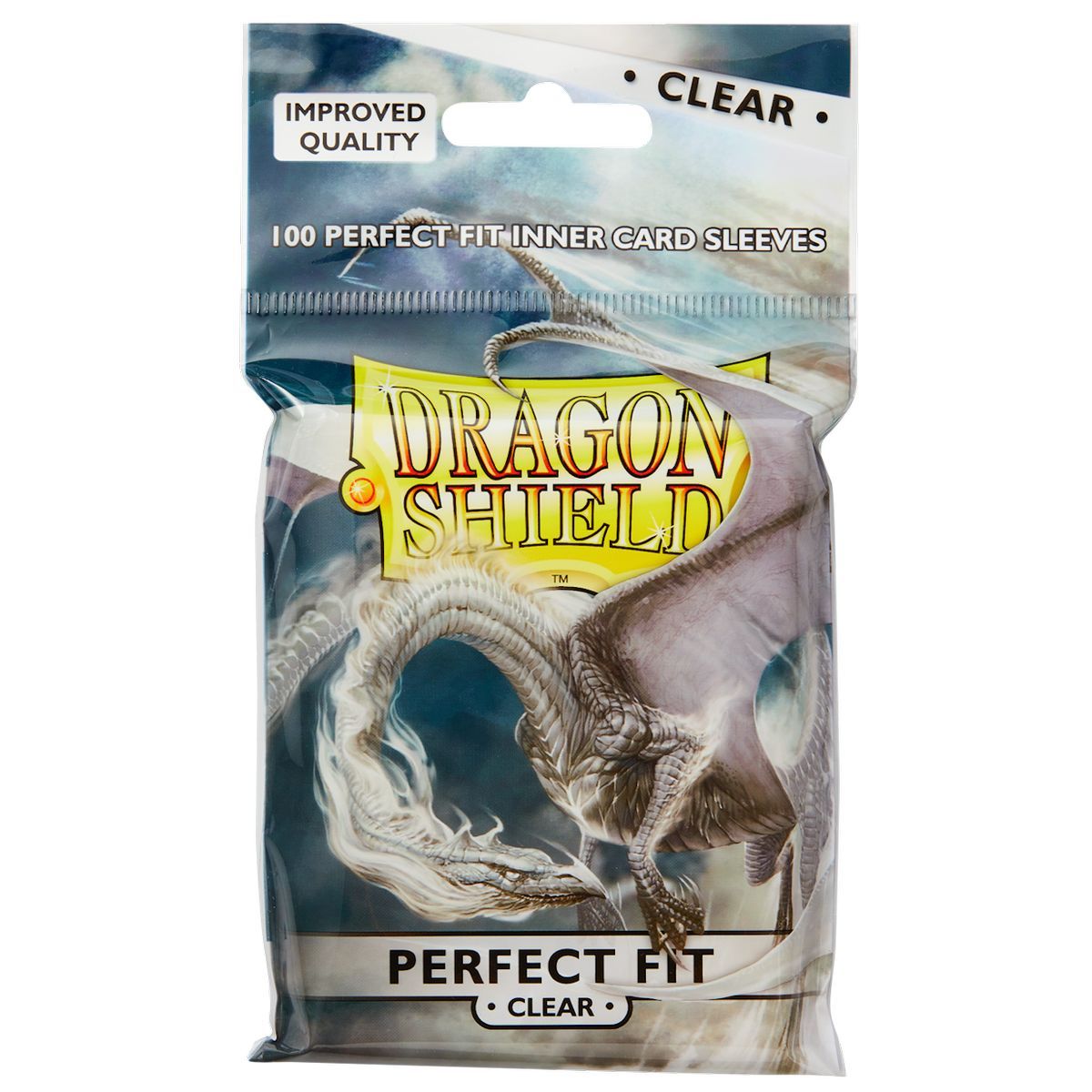Item Dragon Shield - 100 Protège cartes - Sleeves - Perfect Fit - Standard Transparent