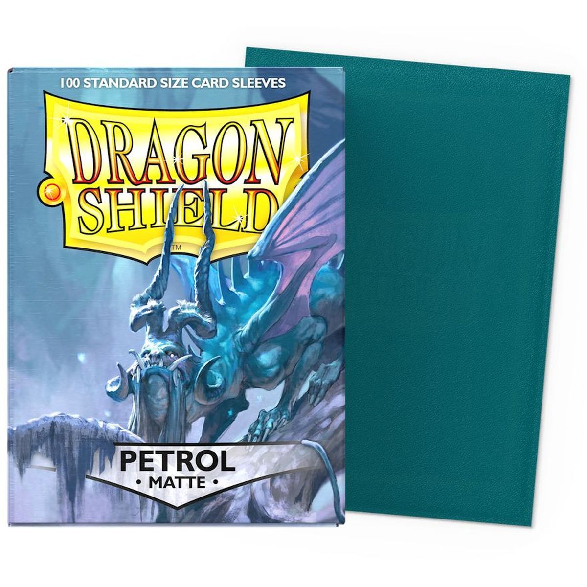 Item Dragon Shield - 100 Protège cartes - Sleeves - Standard Matte - Bleu Pétrole