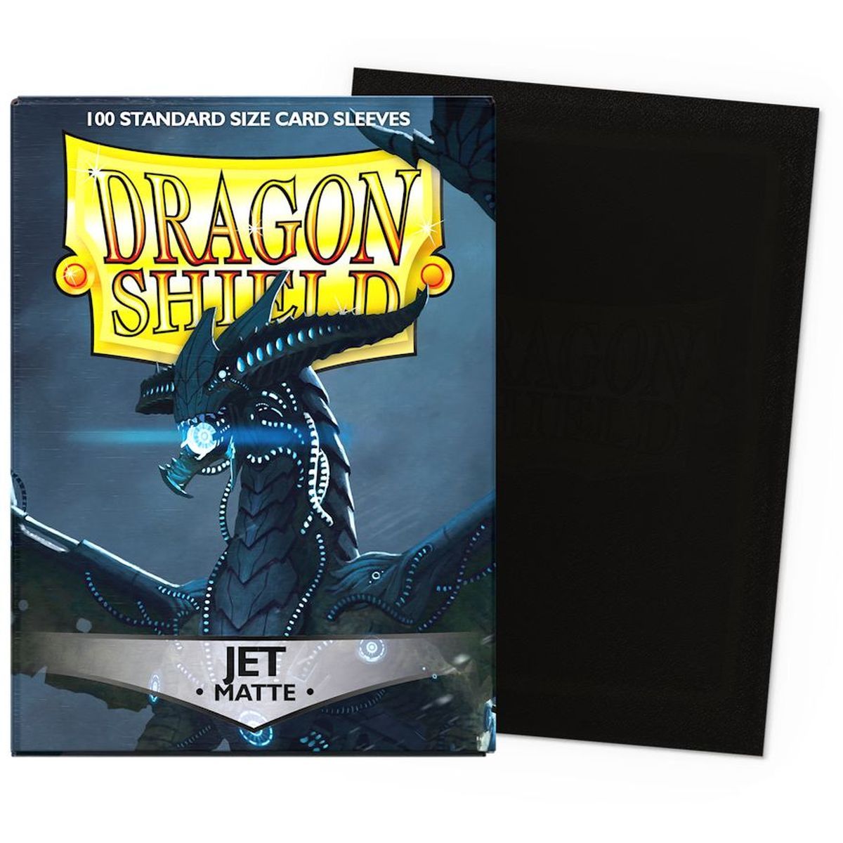 Item Dragon Shield - 100 Protège cartes - Sleeves - Standard Matte - Jet