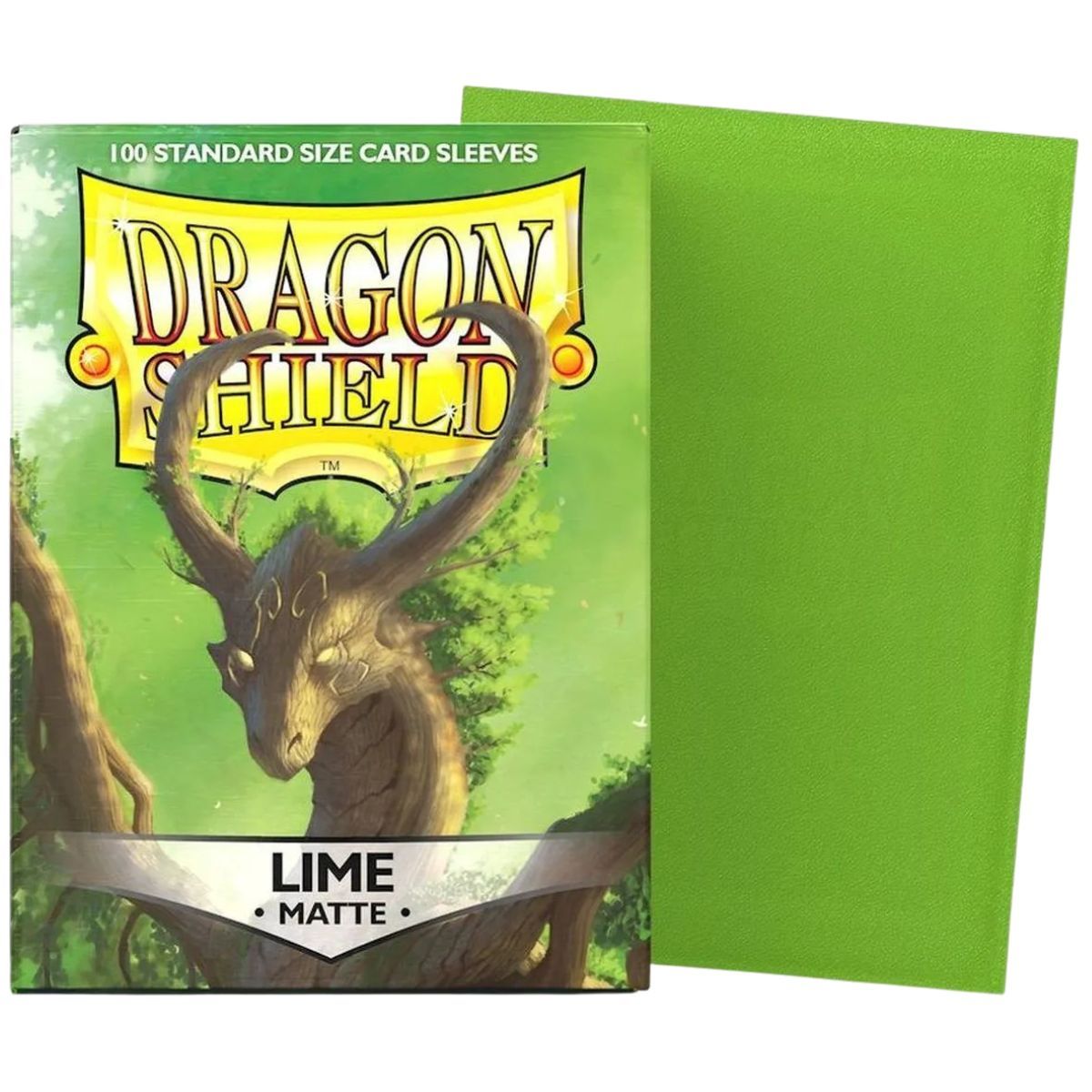 Dragon Shield - 100 Protège cartes - Sleeves - Standard Matte - Lime