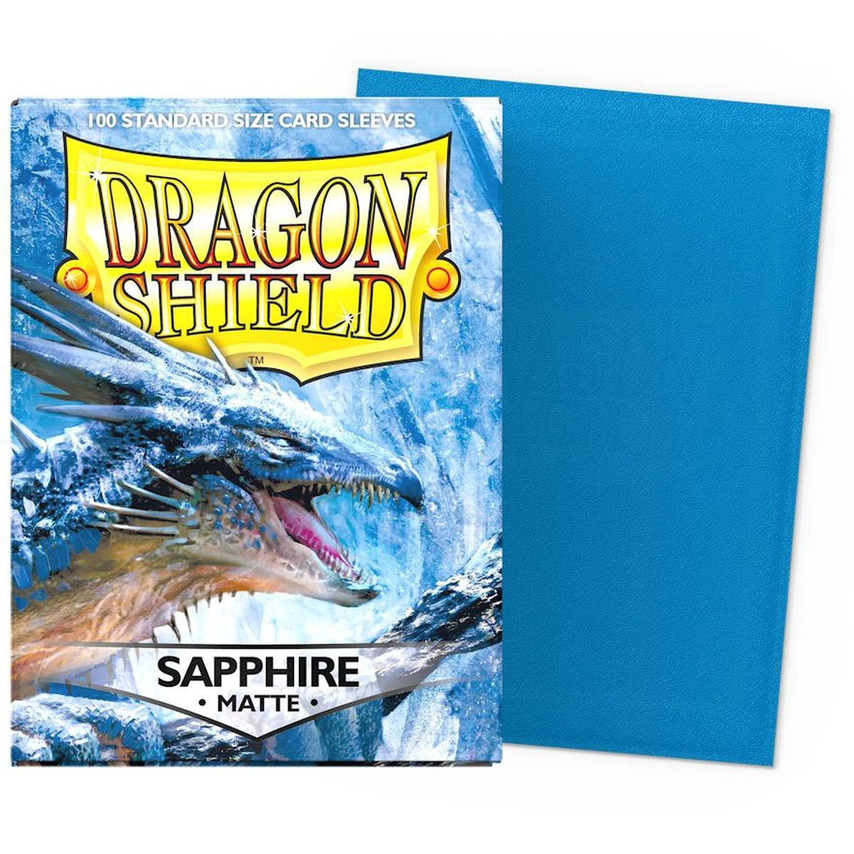 Item Dragon Shield - 100 Protège cartes - Sleeves - Standard Matte - Sapphire