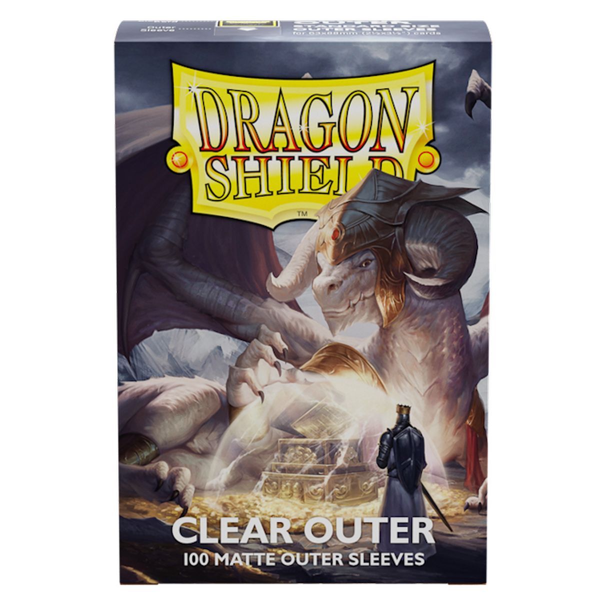 Item Dragon Shield - 100 Protège cartes - Sleeves - standard Outer Matte - Transparent