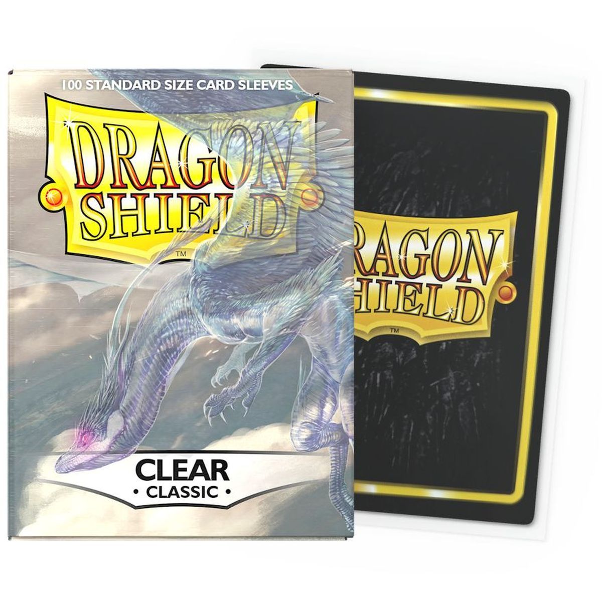 Dragon Shield - 100 Protège cartes - Sleeves - Standard - Transparent