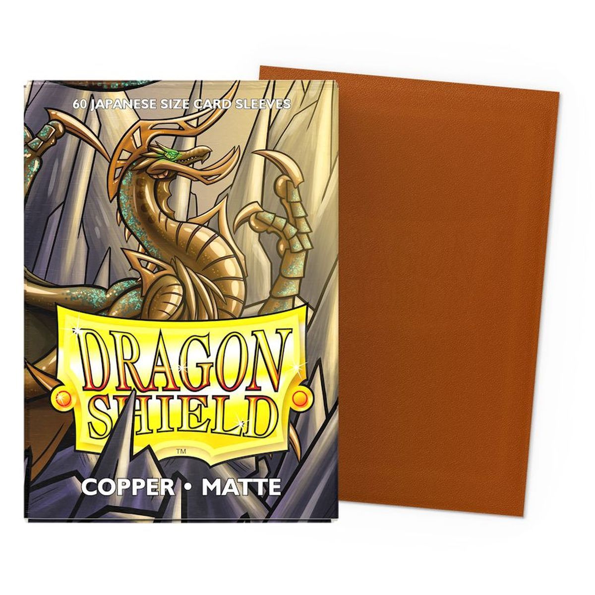 Item Dragon Shield - 60 Protège cartes - Sleeves - Mini : Cuivre Matte