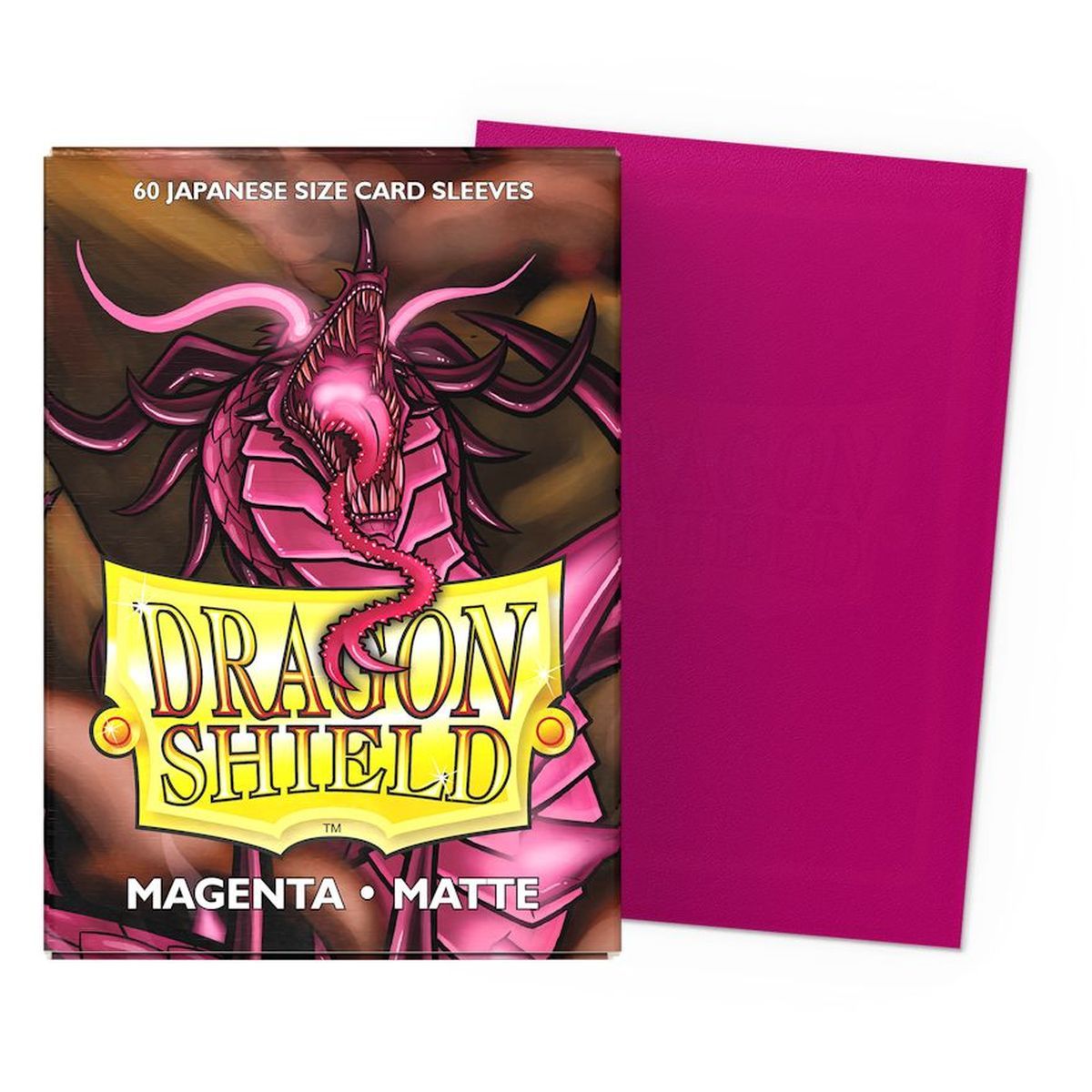 Dragon Shield - 60 Protège cartes - Sleeves - Mini Magenta Matte