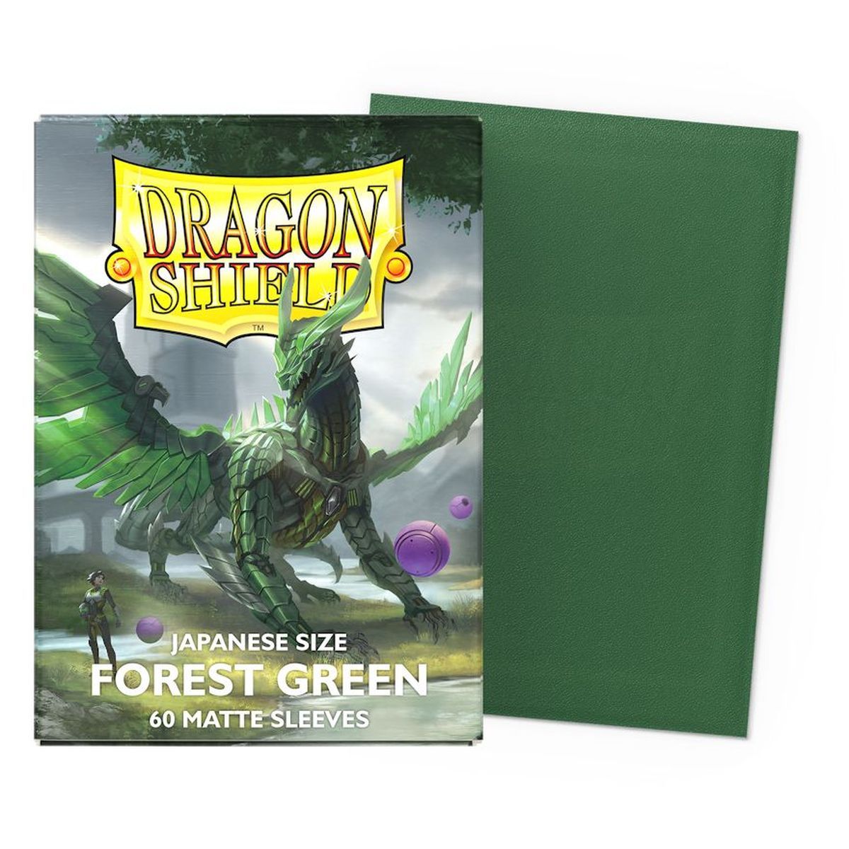 Item Dragon Shield - 60 Protège cartes - Sleeves - Mini Matte - Forest Green