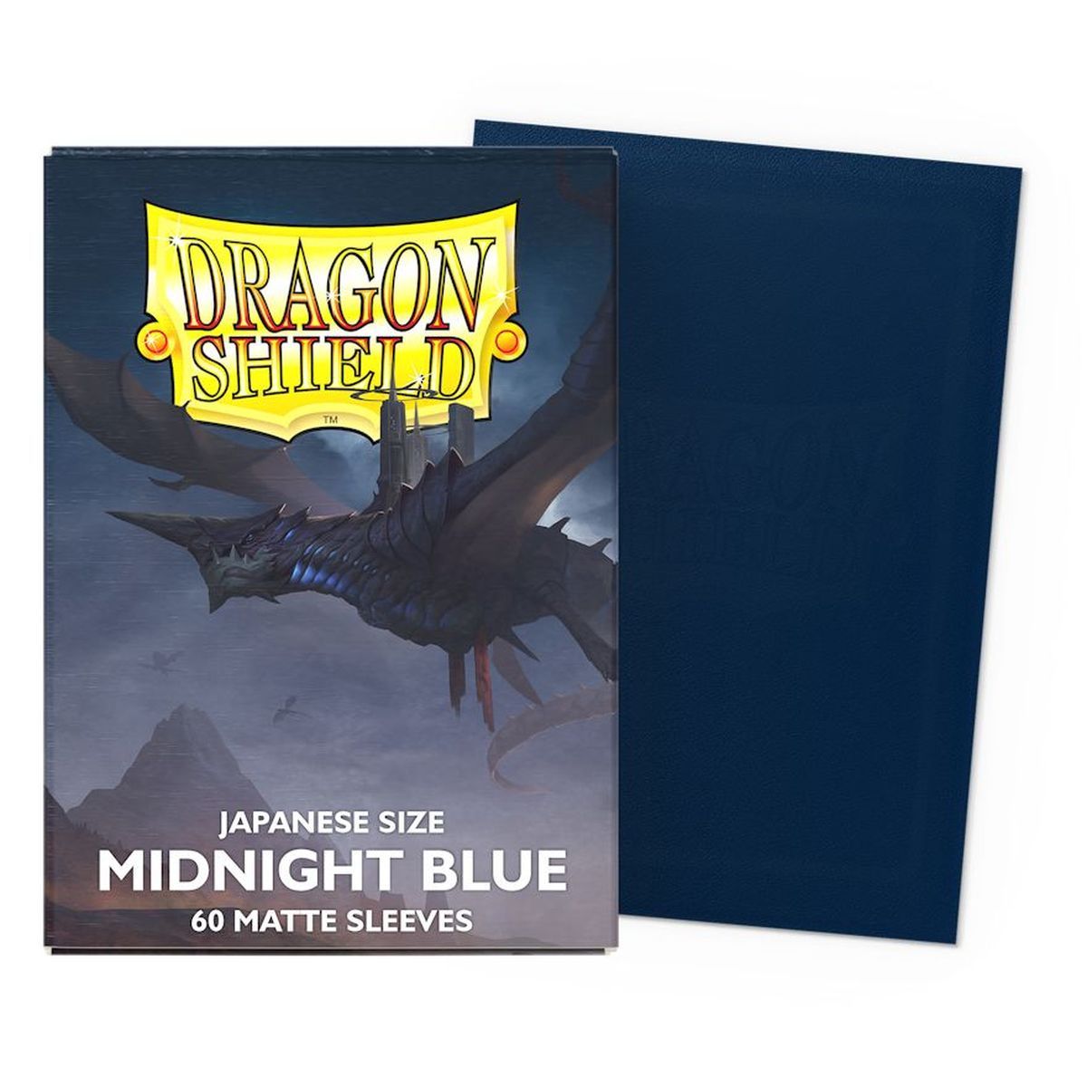 Item Dragon Shield - 60 Protège cartes - Sleeves - Mini Matte - Midnight Blue
