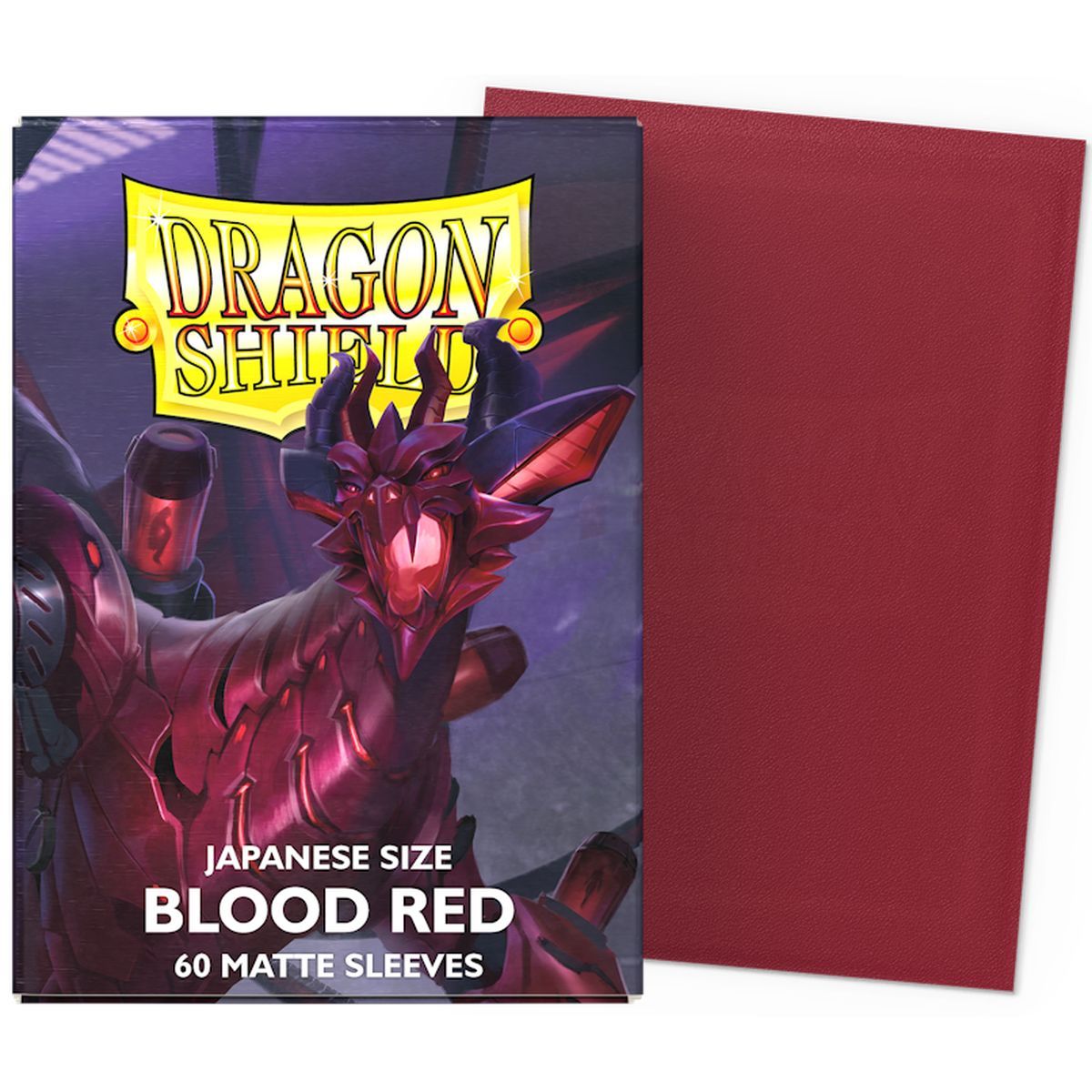 Item Dragon Shield - 60 Protège cartes - Sleeves - Mini Matte - Rouge Sang