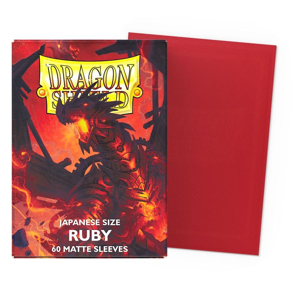 Item Dragon Shield - 60 Protège cartes - Sleeves - Mini Matte - Ruby