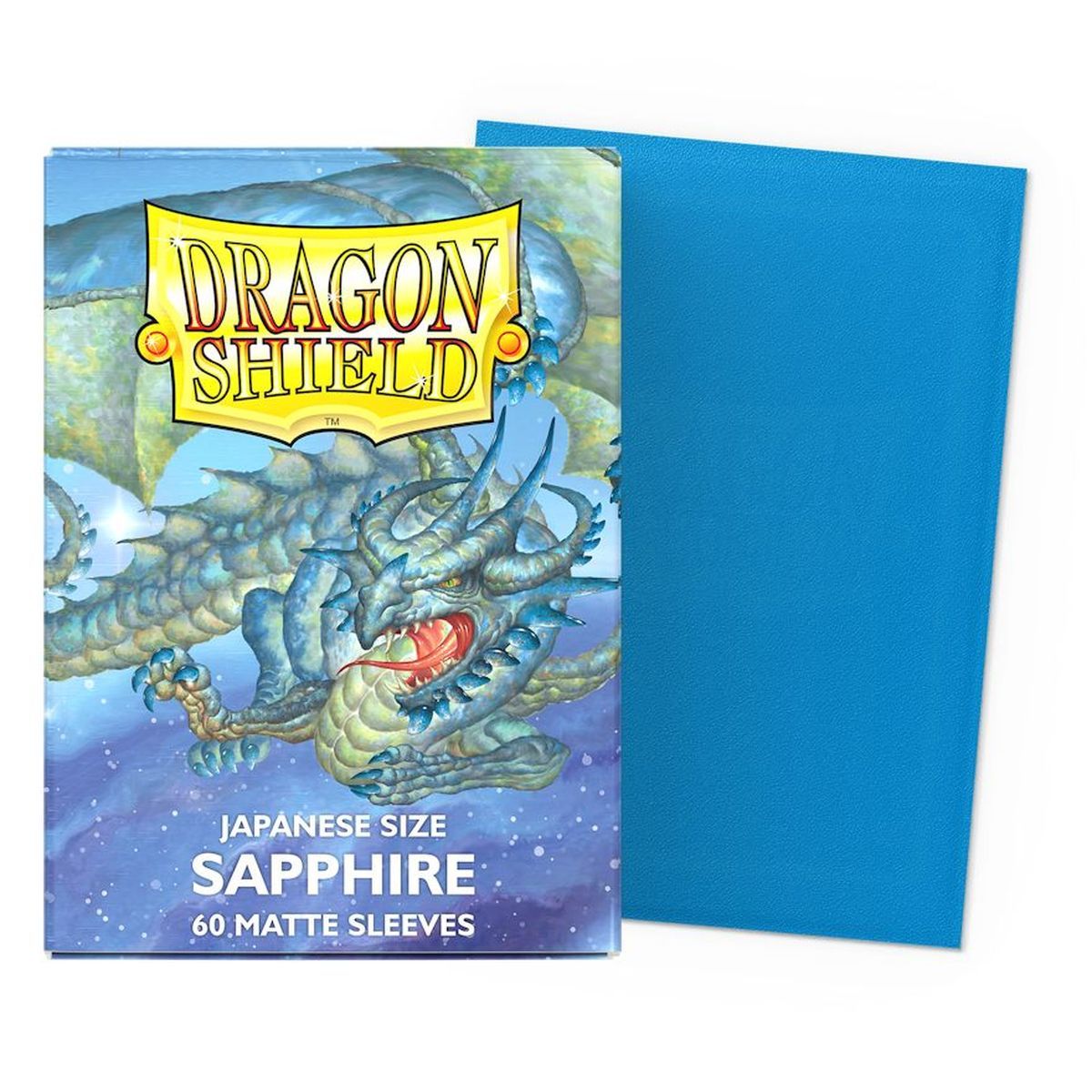 Item Dragon Shield - 60 Protège cartes - Sleeves - Mini Matte - Sapphire
