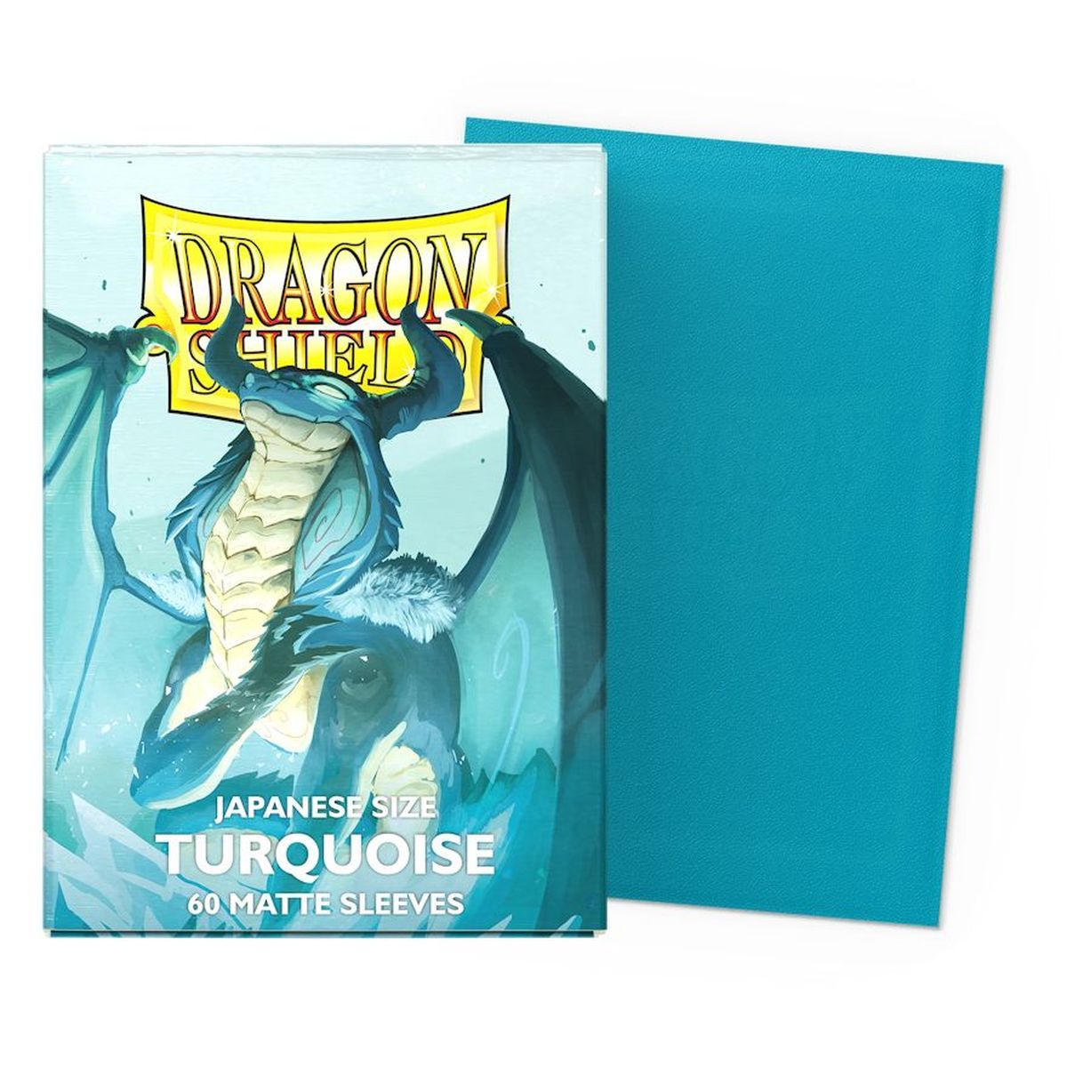 Item Dragon Shield - 60 Protège cartes - Sleeves - Mini Matte - Turquoise