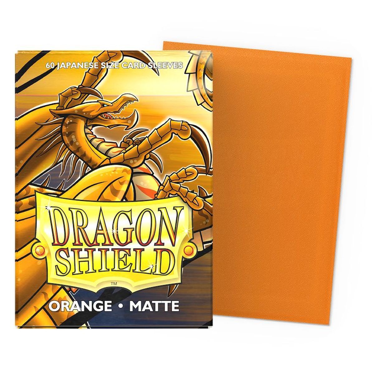 Item Dragon Shield - 60 Protège cartes - Sleeves - Mini : Orange Matte