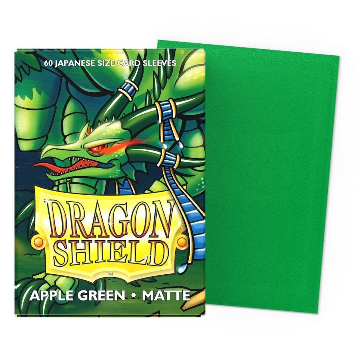 Item Dragon Shield - 60 Protège cartes - Sleeves - Mini : Vert Pomme Matte