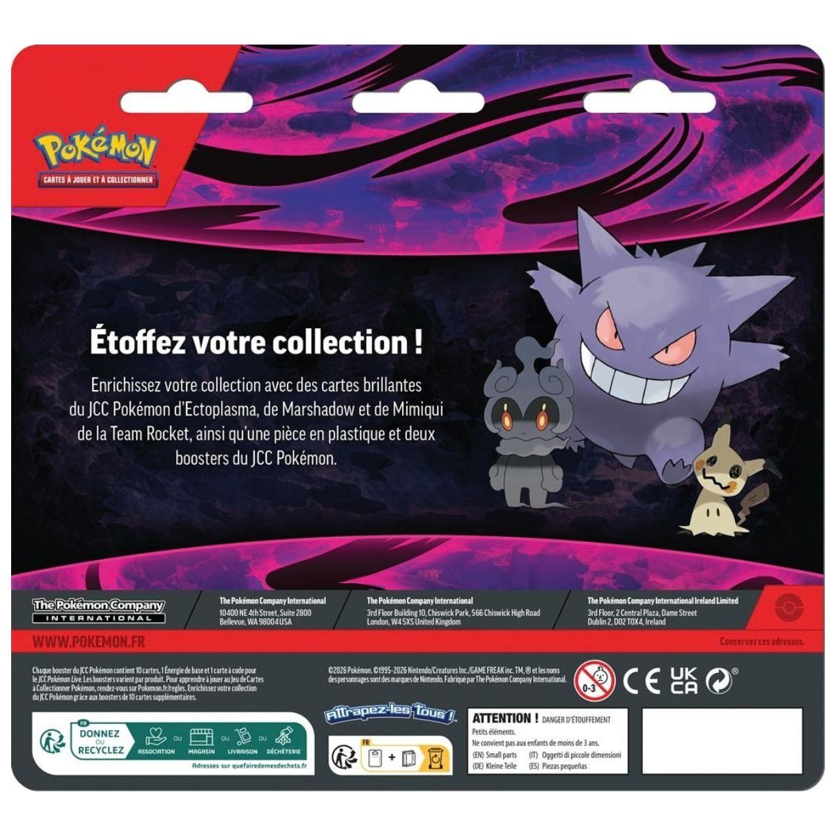 Duopack Ectoplasma - FR - Pokémon - Pack 2 Boosters Octobre 2026 [ME05] [ME04]
