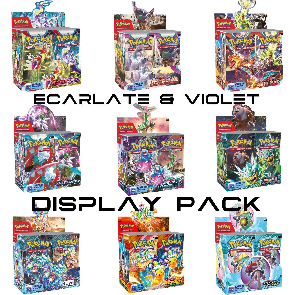 Item Ecarlate et Violet Display Pack - Boites de Boosters - FR - Pokémon