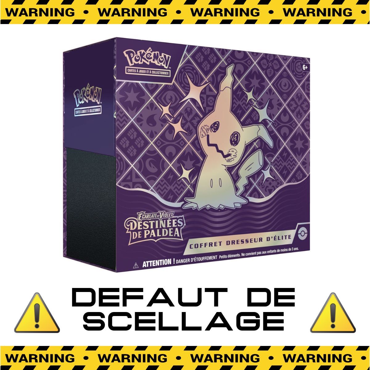 Item ETB Destinées de Paldea Mimiqui - Coffret Dresseur d'Elite - Pokémon - FR -  [SV4.5][EV4.5]