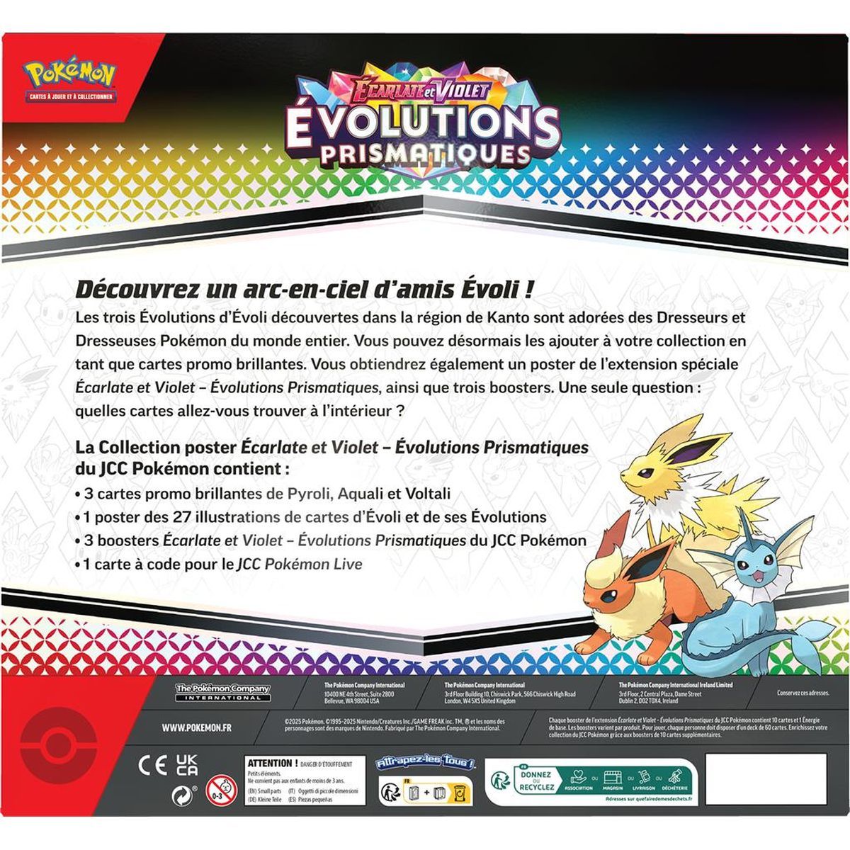 Evolutions Prismatiques - Coffret Collection Poster - Pokémon - FR -  [SV8.5][EV8.5]