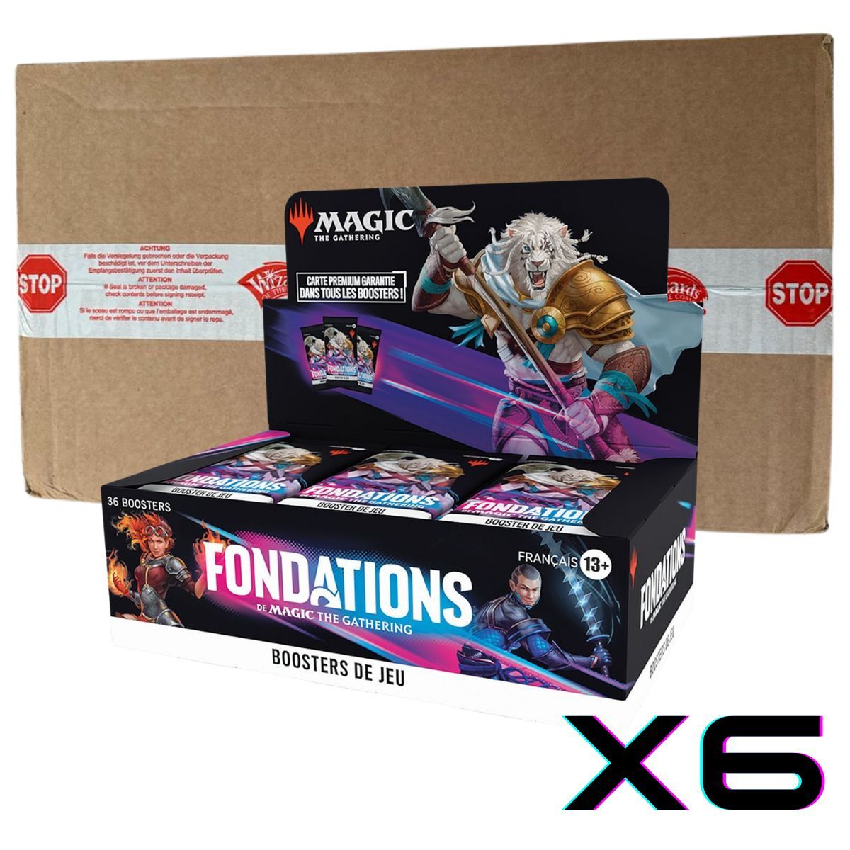 Item Fondations FND - Case de 6 Boites de Boosters de Jeu - Magic the Gathering
