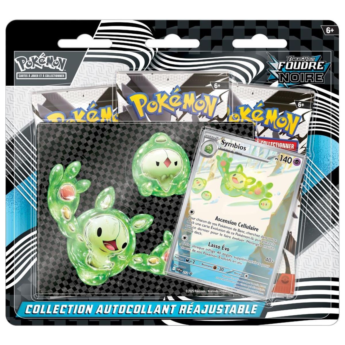 Item Tripack Foudre Noire - Collection Autocollant Coffret Tech Stickers- Pokémon - FR - [SV10.5][EV10.5]