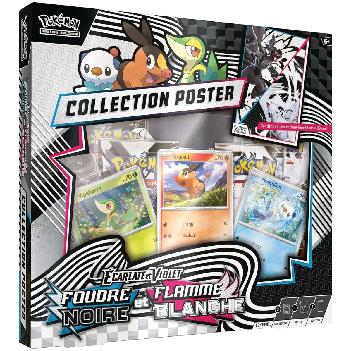 Item Foudre Noire & Flamme Blanche - Coffret Collection Poster - Pokémon - FR - [SV10.5][EV10.5]