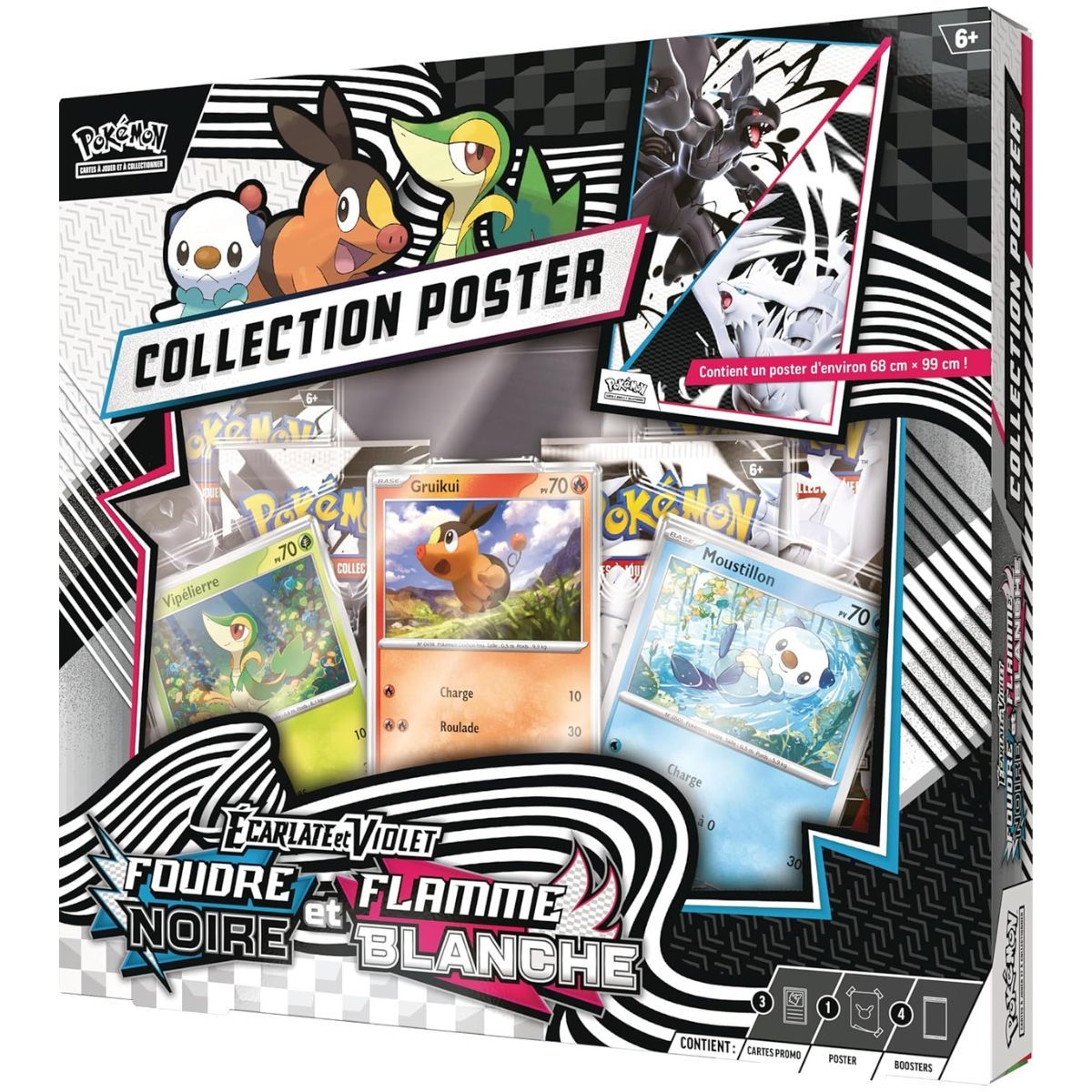 Foudre Noire & Flamme Blanche - Coffret Collection Poster - Pokémon - FR - [SV10.5][EV10.5]
