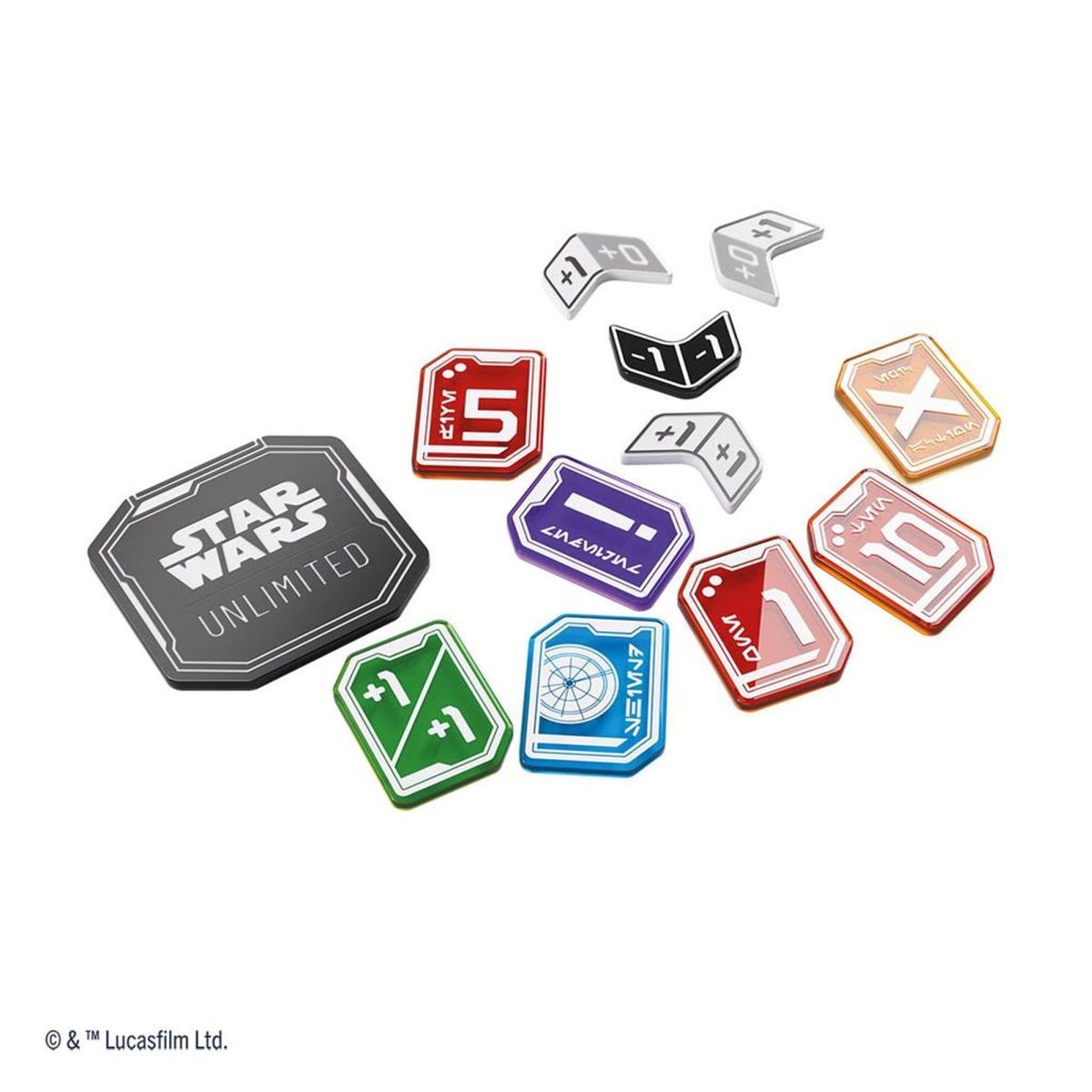 Item Gamegenic - Jetons Acrylique - Star Wars Unlimited - 55 pieces