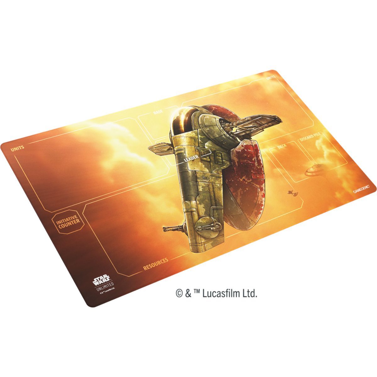 Item Gamegenic - Playmat - Star Wars Unlimited - Fett's Firespray - Tapis de Jeu