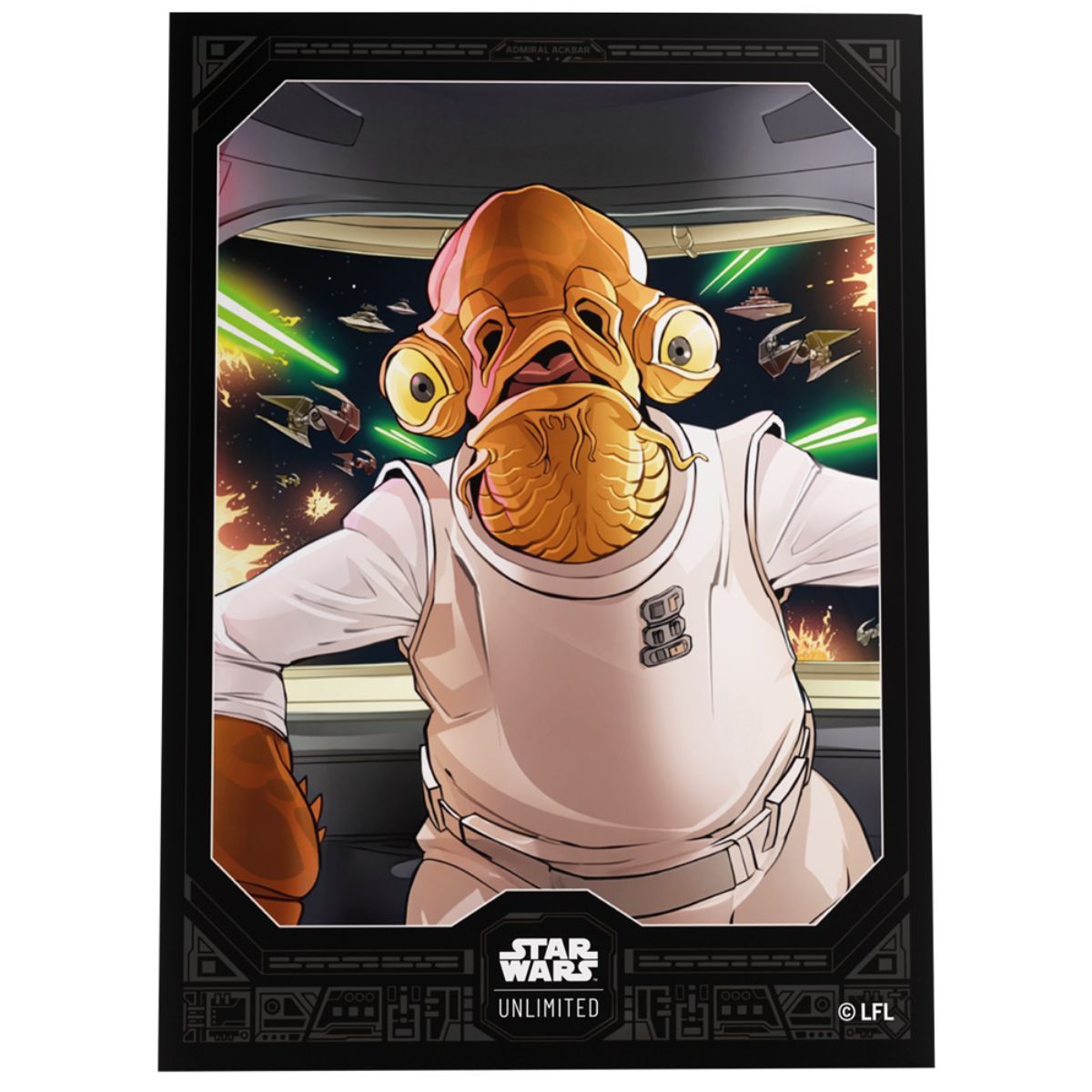 Item Gamegenic - Protège Cartes - Sleeves - Star Wars Unlimited - Admiral Ackbar