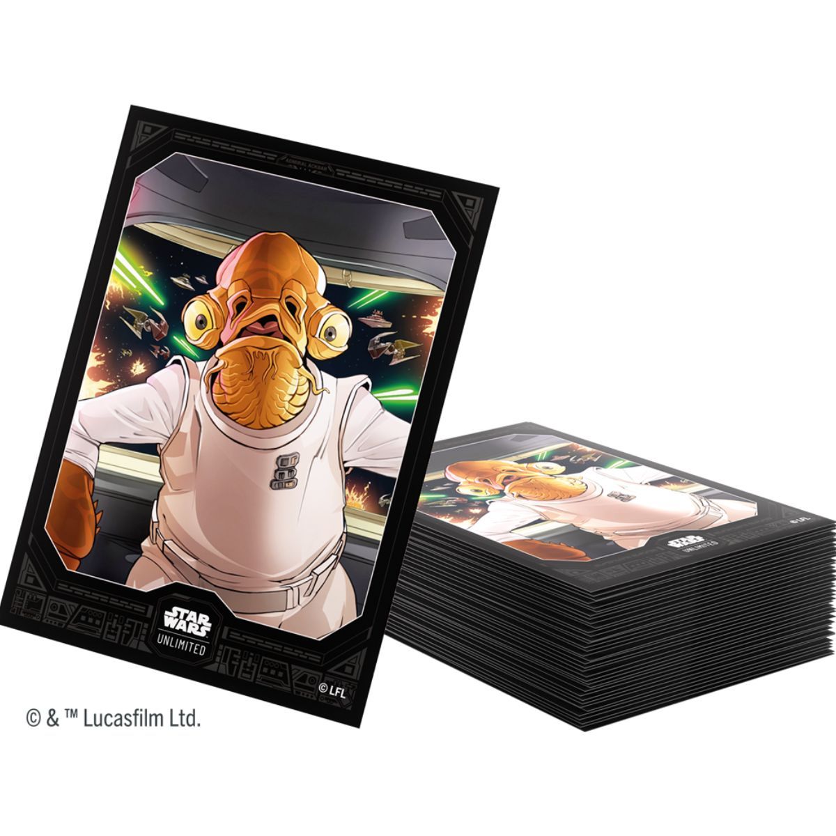 Gamegenic - Protège Cartes - Sleeves - Star Wars Unlimited - Admiral Ackbar