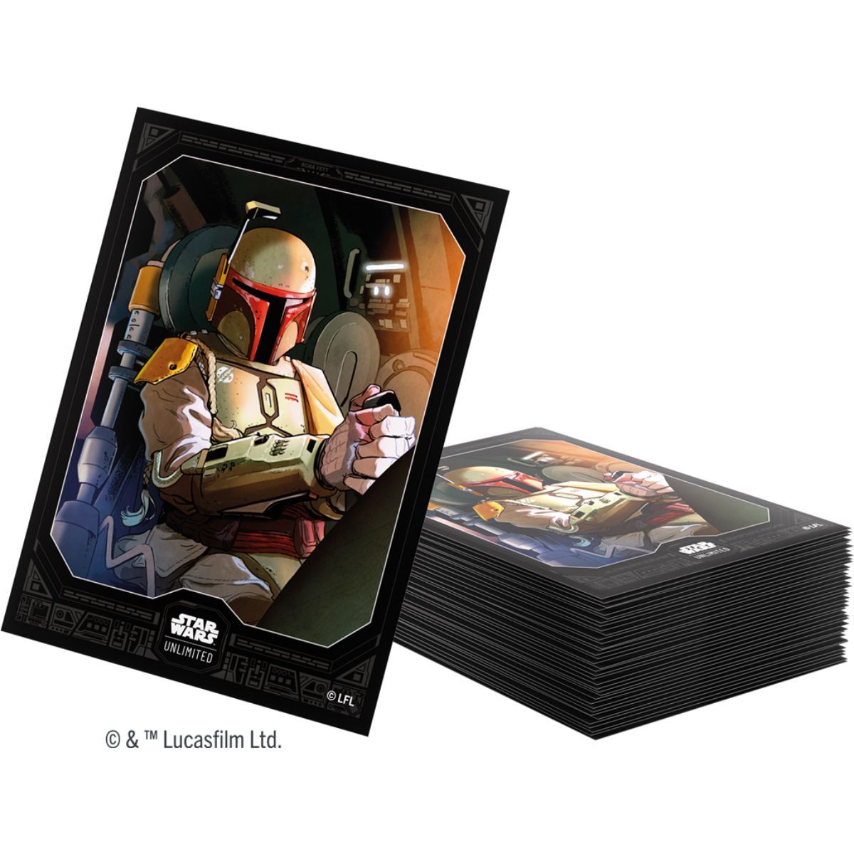 Gamegenic - Protège Cartes - Sleeves - Star Wars Unlimited - Boba Fett