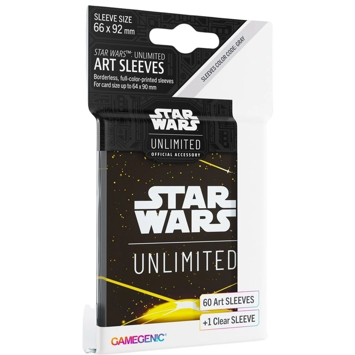 Item Gamegenic - Protège Cartes - Sleeves - Star Wars Unlimited - Card Back Yellow