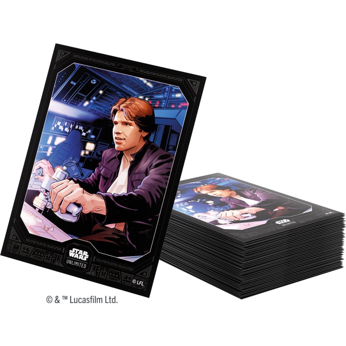 Gamegenic - Protège Cartes - Sleeves - Star Wars Unlimited - Han Solo