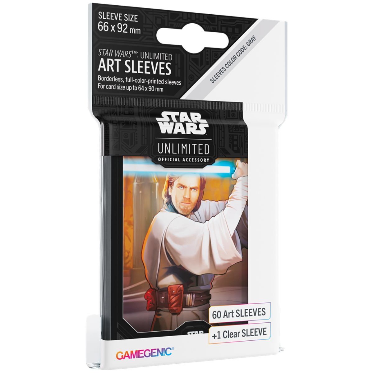 Gamegenic - Protège Cartes - Sleeves - Star Wars Unlimited - Obi-Wan Kenobi