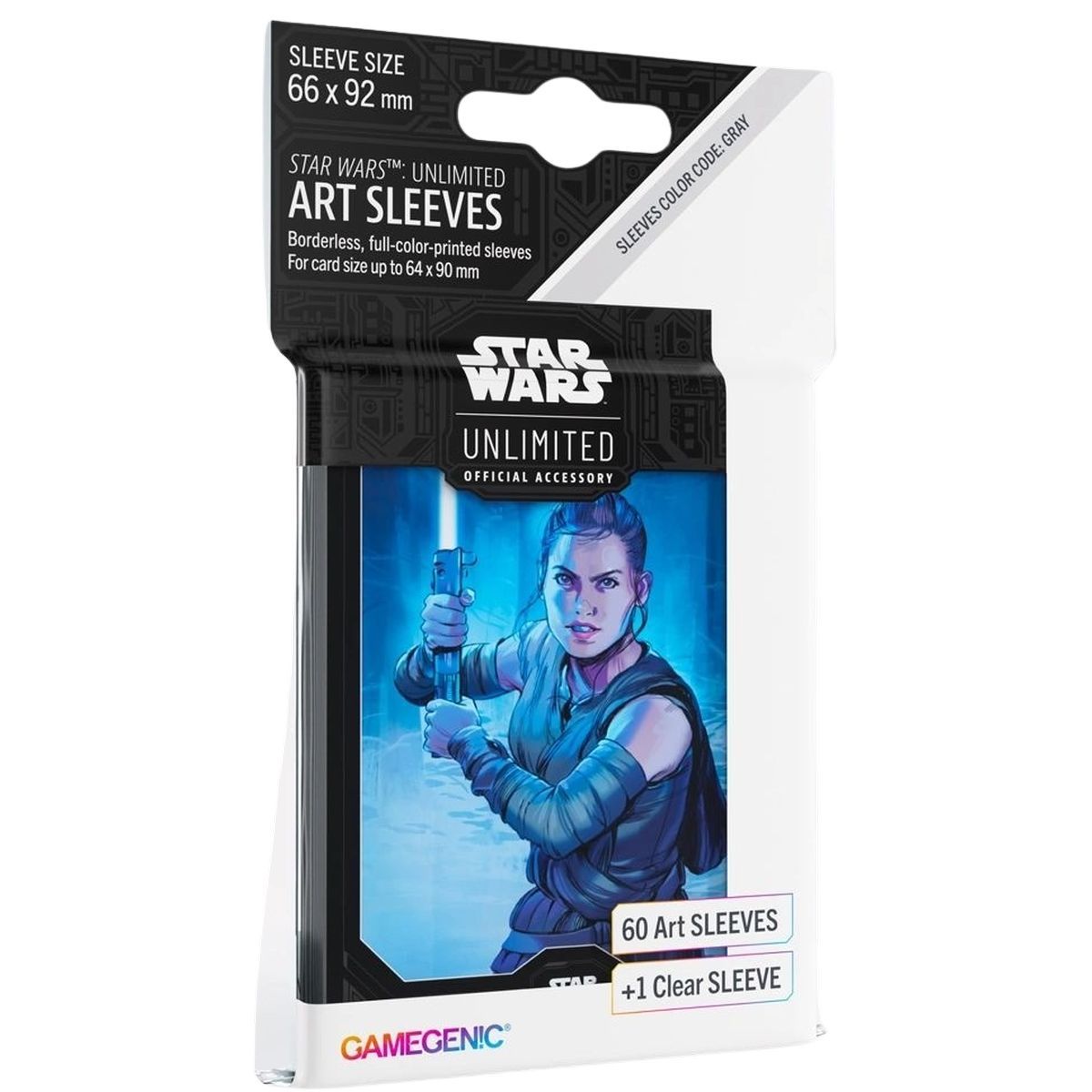 Gamegenic - Protège Cartes - Sleeves - Star Wars Unlimited - Rey