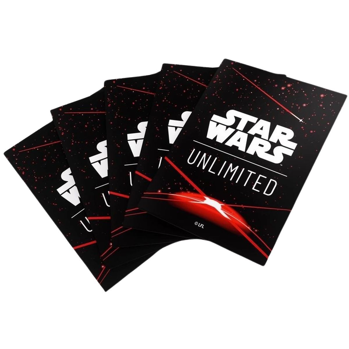 Gamegenic - Protège Cartes - Sleeves - Star Wars Unlimited - Space Red
