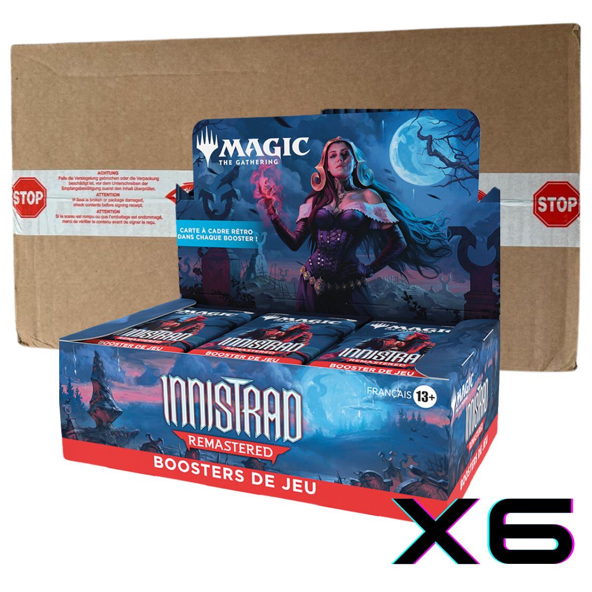 Item Innistrad Remastered INR - Case de 6 Boites de Boosters de Jeu - Magic the Gathering