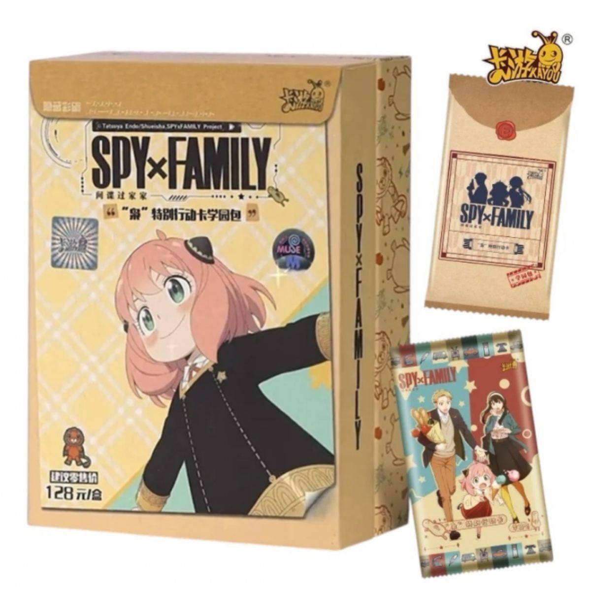 Kayou 110 - Boîte de 4 Boosters + Booster Spécial - Spy x Family - CH