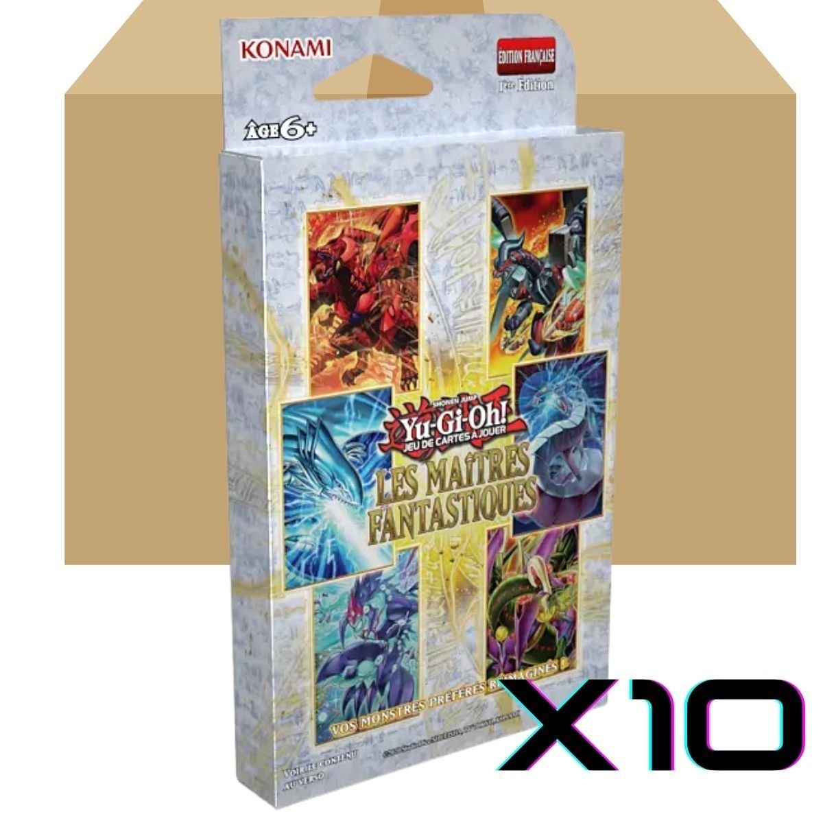 Les Maîtres Fantastiques - FR - Case Scellée de 10 Tuckbox - MAMS-FR - Yu-Gi-Oh!